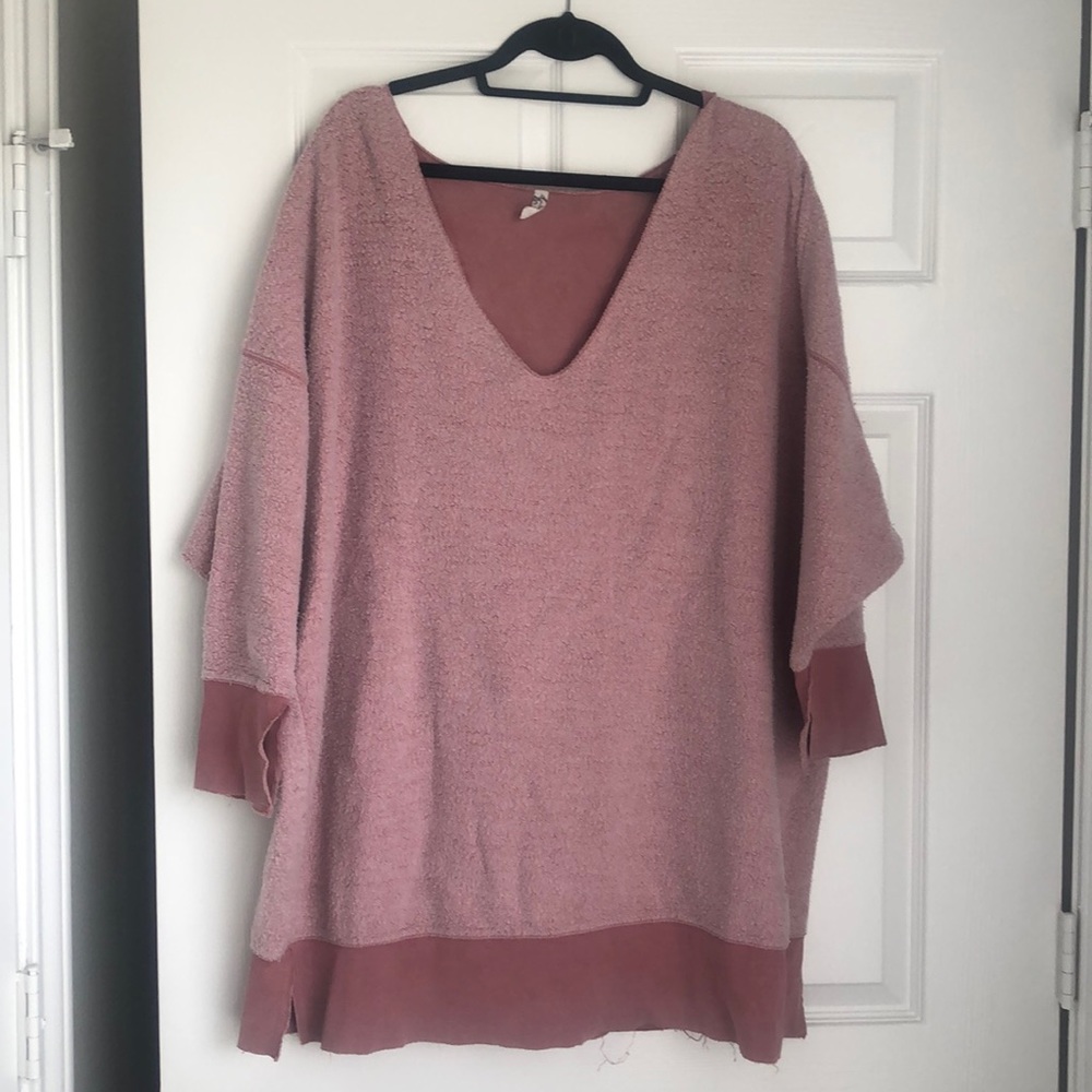 Free people oversized sweatshirt
